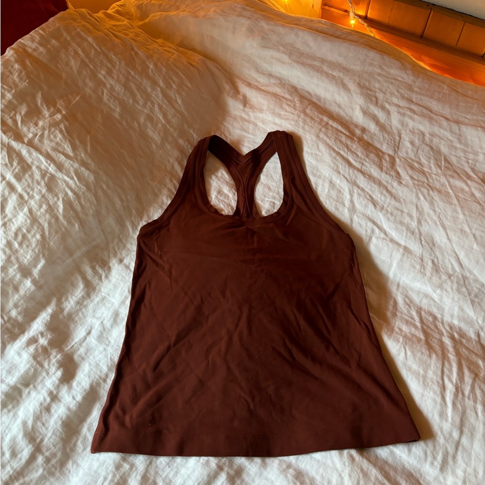 lululemon athletica Brown Tank Top